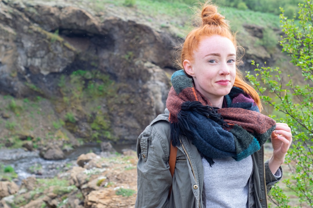 Photo hair scarf