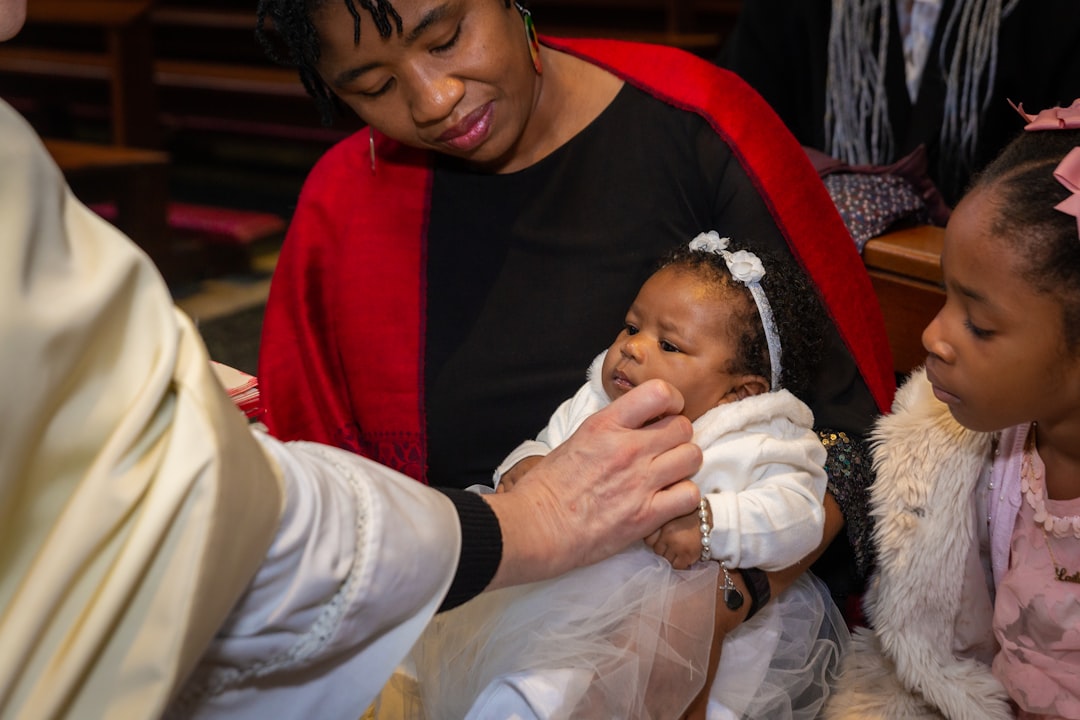 Photo winter christening